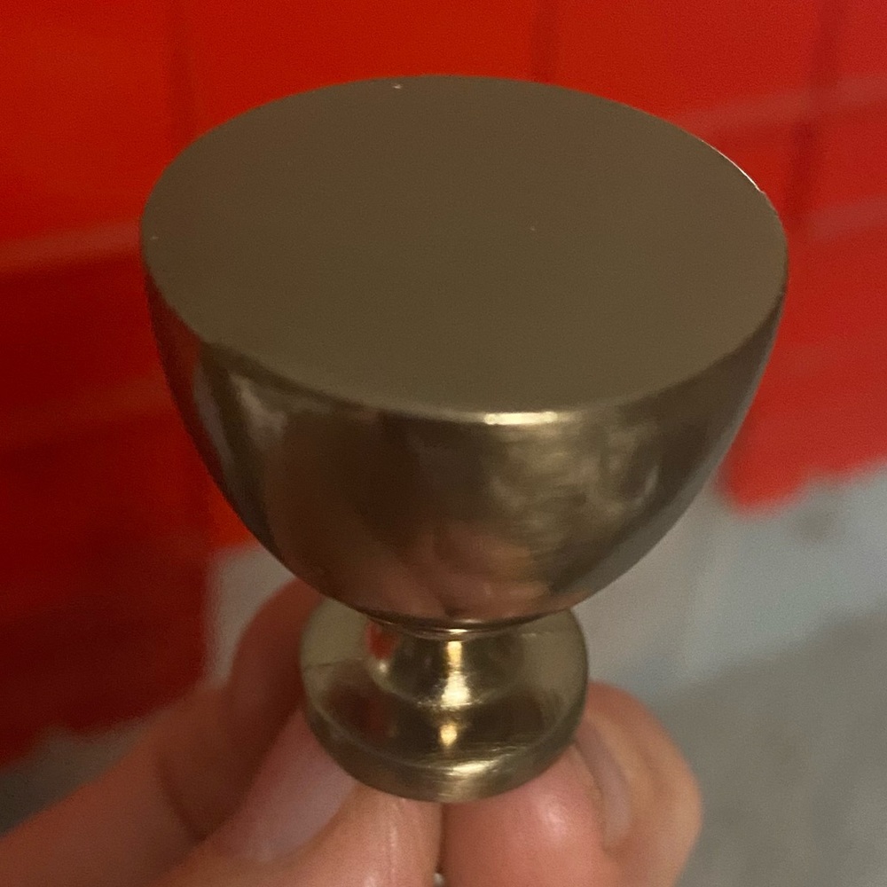 Cabinet door handle, handles, champagne, bronze with screws, elegant